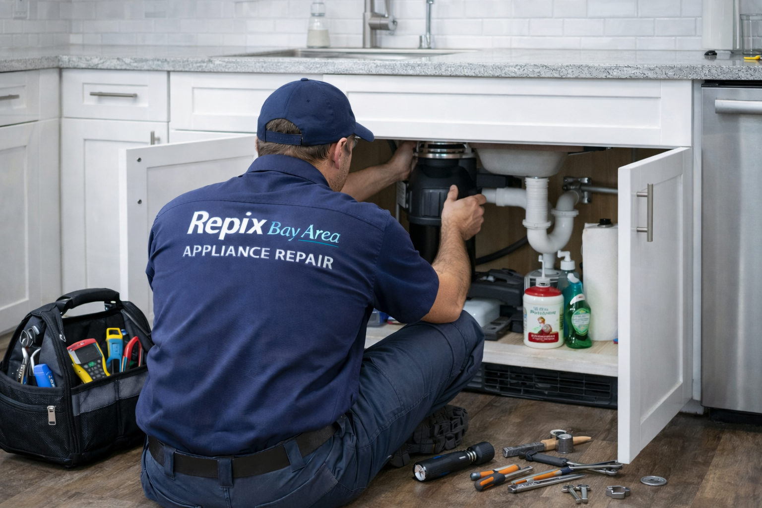 Garbage Disposal Repair Bay Area by Repix Bay Area